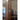 Large vintage kidney shape crystal display cabinet image 4