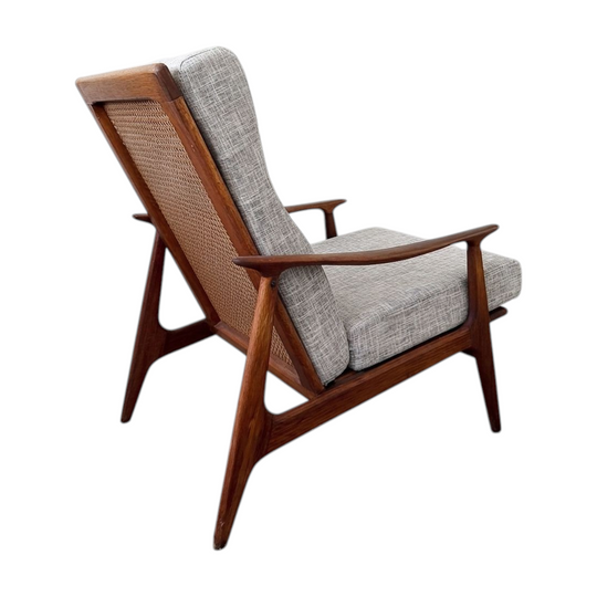 Parker 156 Blackwood Rattan Armchair, 1960s