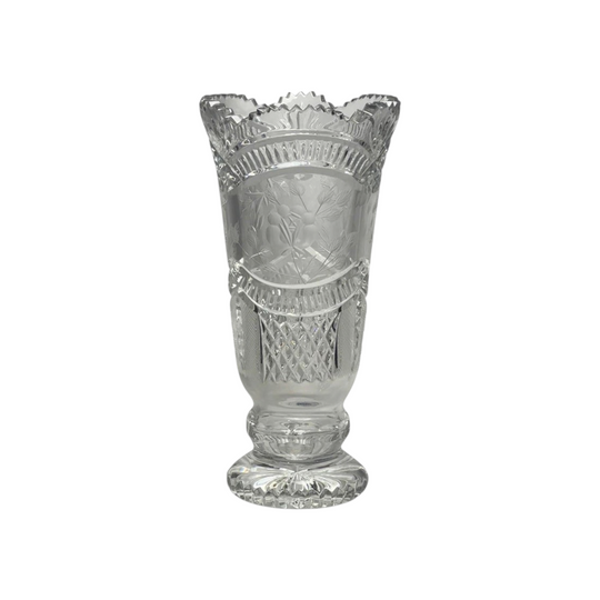 Early 20th century cut crystal celery vase c.1910