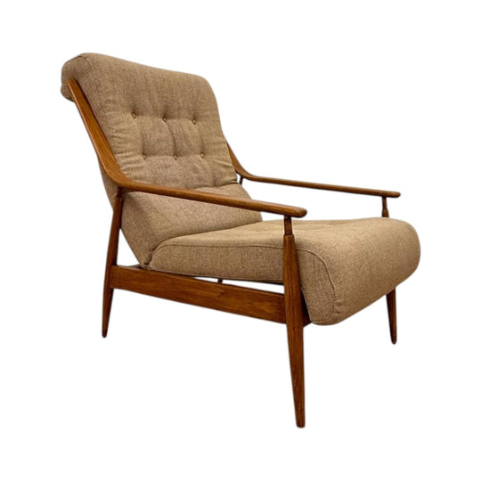 Scandart (UK) Mid-Century Lounge Chair – Original Wool Upholstery, Excellent Condition