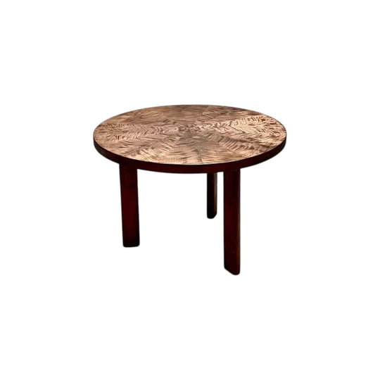 Scandi veneer side table
