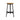 Sean Dix Barstool - Natural Timber & Black Metal | Bazaa | Designer, Vintage and Antique Furniture