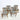 Set 4 1970's Mid Century T Back Dining Chairs* | Bazaa | Designer, Vintage and Antique Furniture