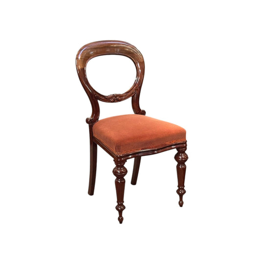 Set 6 Scottish mahogany chairs with acorn splat c.1870