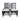 Set of 4 Black Cane Dining Chairs | Bazaa | Designer, Vintage and Antique Furniture