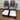 Set of 4 Black Cane Dining Chairs | Bazaa | Designer, Vintage and Antique Furniture