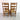 Set Of 4 Mid Century Shaker Style Dining Chairs With Woven Seat* | Bazaa | Designer, Vintage and Antique Furniture