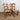 Set of 4 Spanish Style Vintage Chairs with Leather Seat | Bazaa | Designer, Vintage and Antique Furniture