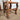 Set of 4 Spanish Style Vintage Chairs with Leather Seat | Bazaa | Designer, Vintage and Antique Furniture