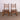 Set of 5 unique Antique French solid timber ladder back chairs from Paris | Bazaa | Designer, Vintage and Antique Furniture