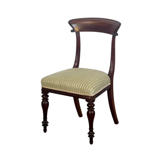 Set of 6 Antique English early Victorian Mahogany