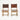 Set of 6 Mid Century Cerused Oak and Leather Dining Chairs | Bazaa | Designer, Vintage and Antique Furniture