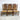 Set Of 6 Vintage Rustic Farmhouse Rush Seat Ladderback Dining Chairs | Bazaa | Designer, Vintage and Antique Furniture