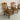 Set of 8 Antique Art Nouveau Maple Dining Chairs