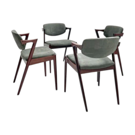 Set of four Kai Kristiansen 'Model #42' Chairs