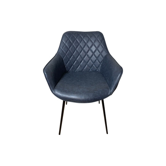 Set of Four Leather Dining Chairs