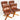 Set of Four Vintage Joe Rufenacht Lounge Chairs – Howe Leather, Brown Button-Tufted Upholstery, Bentwood Bases | Bazaa | Designer, Vintage and Antique Furniture