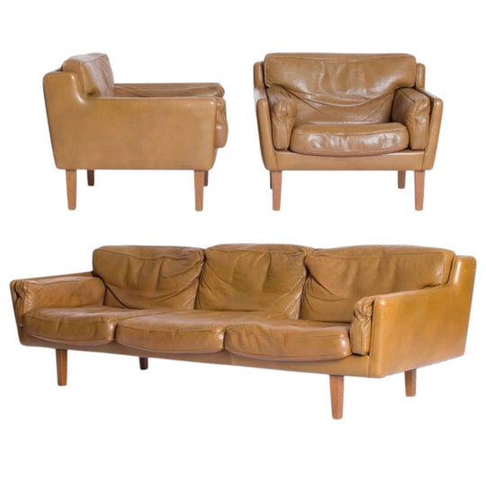 Set of Illum Wikkelsö Sofa & Armchairs