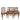 Set of Six Antique French Louis XV Style Oak Dining Chairs with Cane Seats, Late 19th Century | Bazaa | Designer, Vintage and Antique Furniture