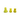 Set of Three Vintage Yellow Cased-Glass Pendant Lights | Bazaa | Designer, Vintage and Antique Furniture