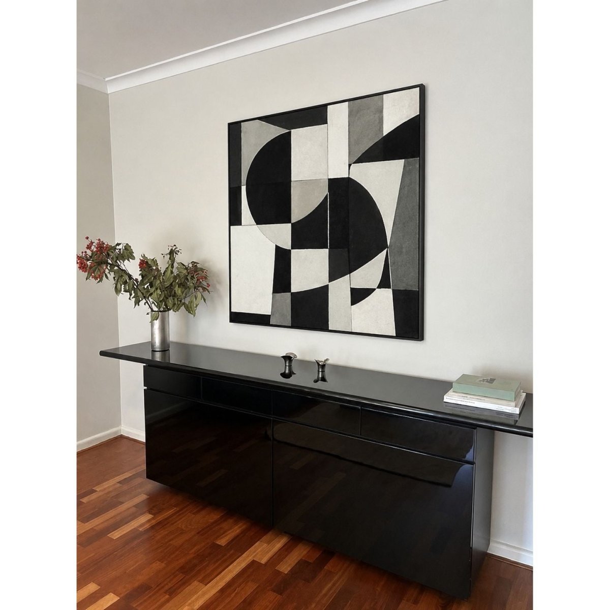 Sheraton Sideboard by Giotto Stoppino & Lodovico Acerbis for Acerbis, 1977 – Piano Black Lacquer, Large-Format, Original Italian Production | Bazaa | Designer, Vintage and Antique Furniture