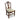 Sheraton style mahogany chair c.1820 - Bazaa