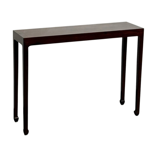 Simple Dark Brown Console Table