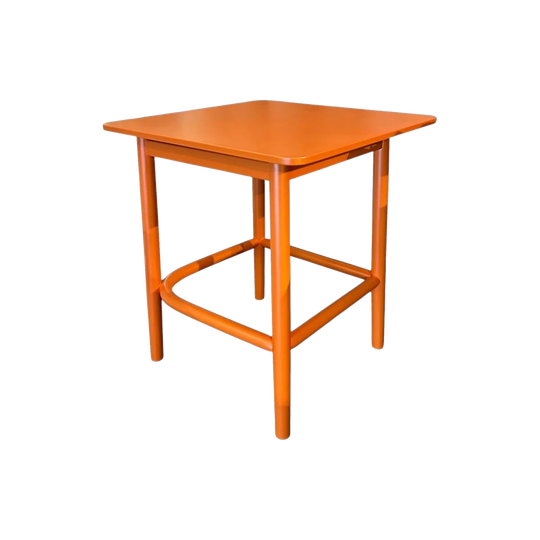 Single Curve Low Table Orange
