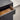 Single Drawer Black Lacquer Bedside Cabinet | Bazaa | Designer, Vintage and Antique Furniture