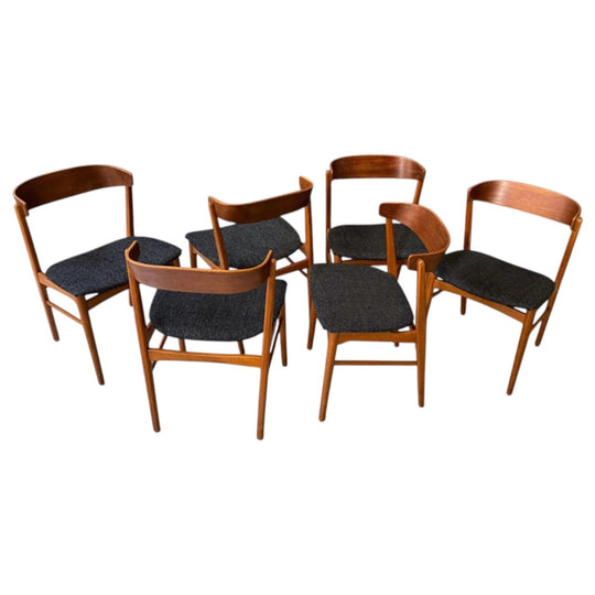 Six Thomas Harlev Model 210 Dining Chairs for Farstrup Møbelfabrik