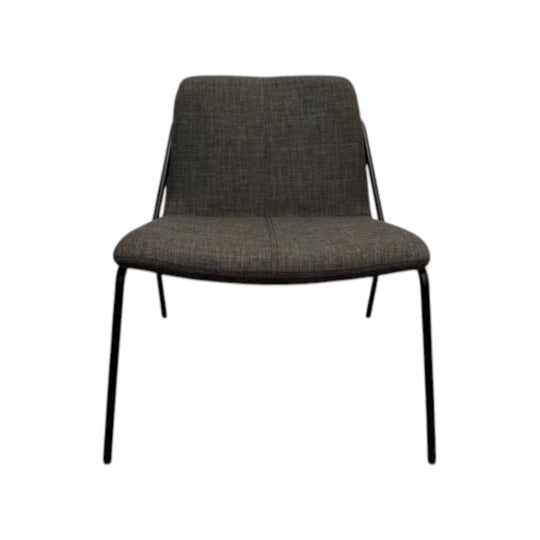 Sling Lounge Chair in Lead Grey Fabric by M.A.D Design | Ex-Showroom