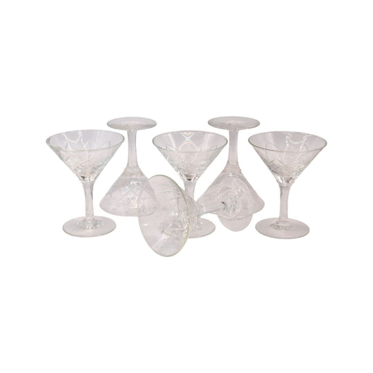 Small vintage martini glasses. Set of 6