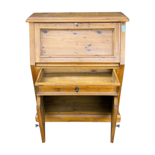 solid pine writing bureau