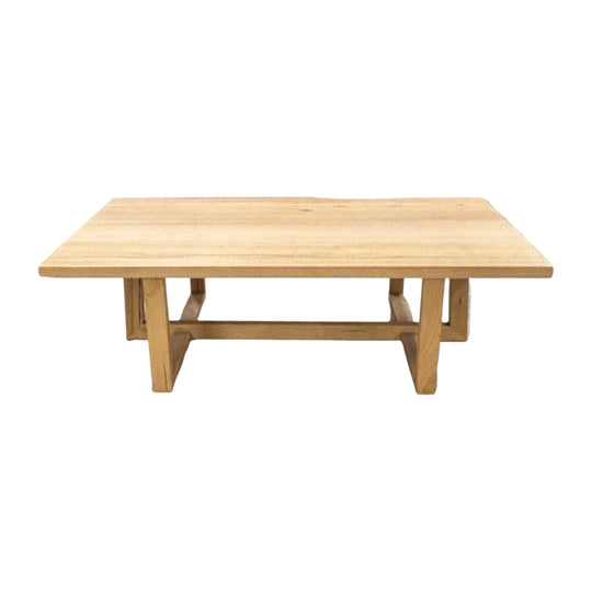 Solid Timber Cross Leg Coffee Table