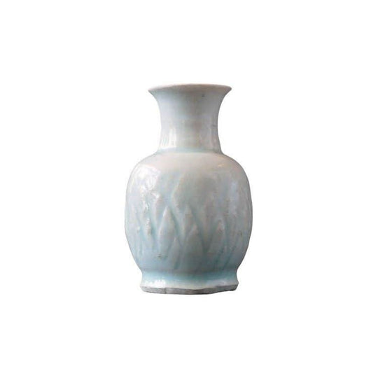 Song Qingbai vase, lotus petal carved, 12th-13th century AD