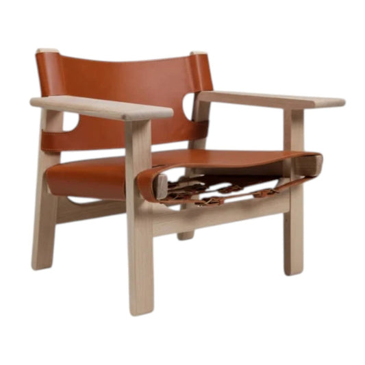 Spanish Easy Chair Oak Frederika by Borge Morgensen | Bazaa | Designer, Vintage and Antique Furniture