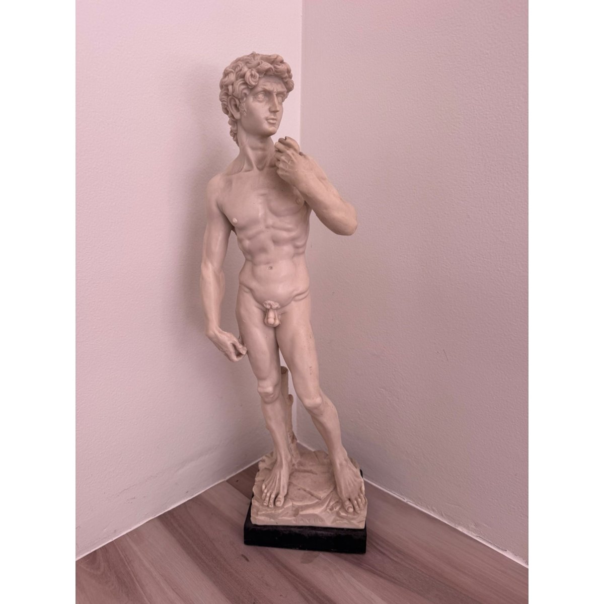 Statue David Sculpture Resin Classical Greek Michelangelo Style Decor | Bazaa | Designer, Vintage and Antique Furniture