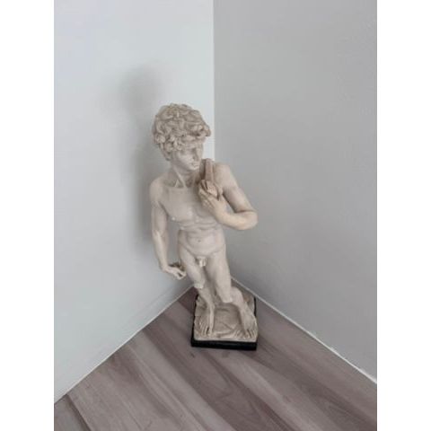 Statue David Sculpture Resin Classical Greek Michelangelo Style Decor | Bazaa | Designer, Vintage and Antique Furniture