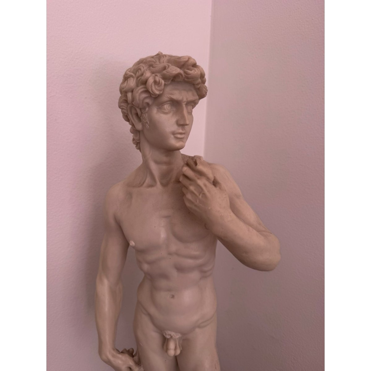 Statue David Sculpture Resin Classical Greek Michelangelo Style Decor | Bazaa | Designer, Vintage and Antique Furniture