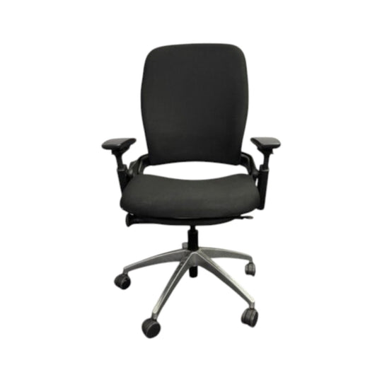 Steelcase Leap V2 Ergonomic Office Chair – Black with Arms