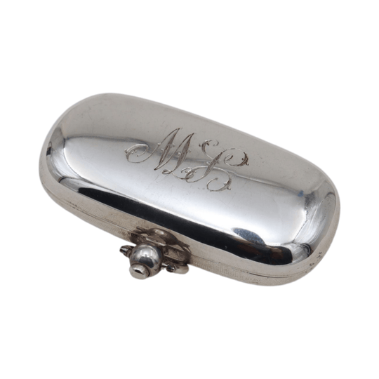 Sterling silver double sovereign case Chester 1912