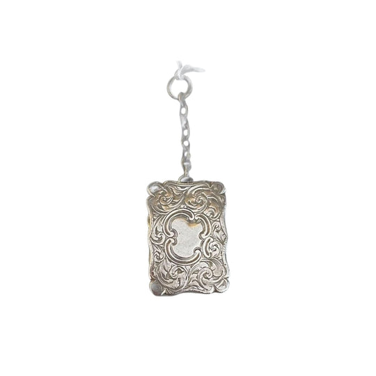 Sterling silver viniagrette with chain