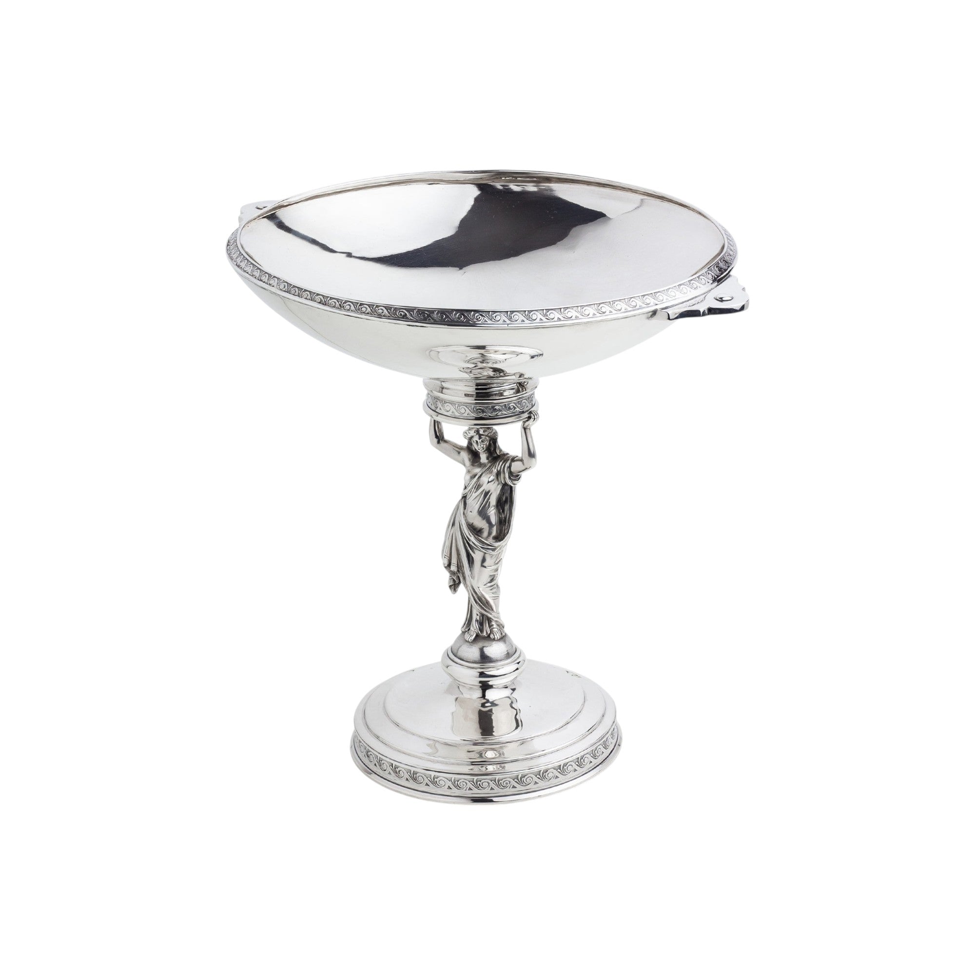 Sterling Tazza or Footed Comport Attributed to John R. Wendt Circa 1870 | Bazaa | Designer, Vintage and Antique Furniture