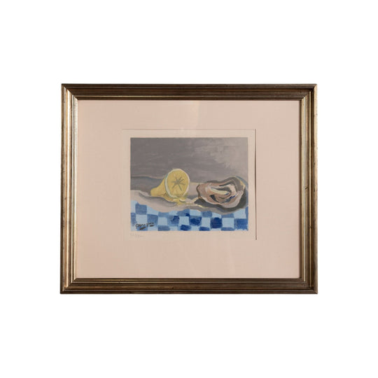 Still Life with Lemon & Oyster by Georges Braque