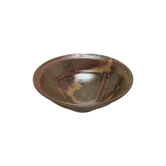 Stoneware bowl by Harold Hughan