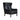 Stouby Furniture. Wing chair, black leather | Bazaa | Designer, Vintage and Antique Furniture