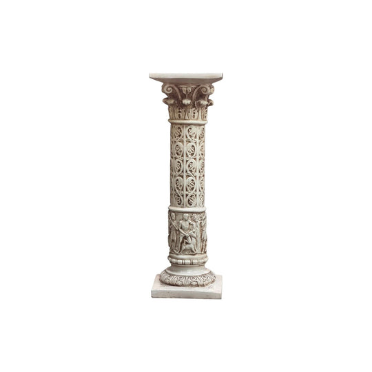 Striking Corinthian Column and Pedestal Stand