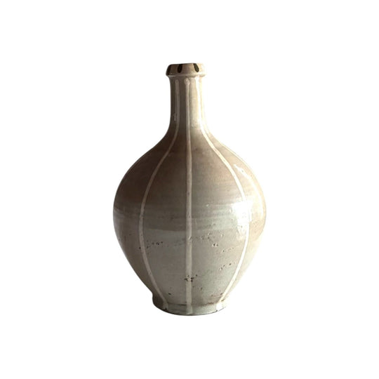STRIPED JAPANESE CELADON VASE