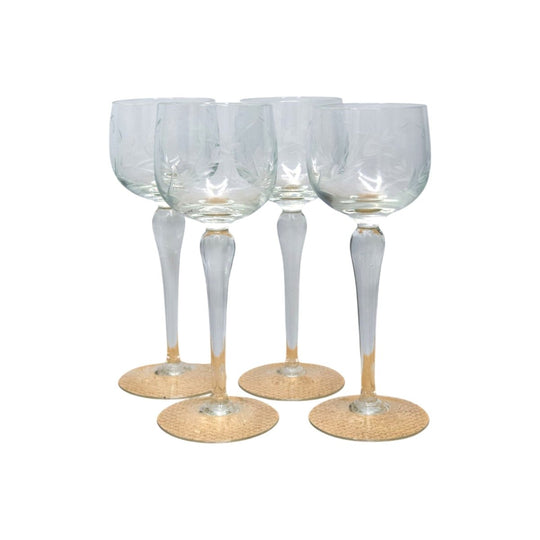 Stunning Etched Wine Glasses