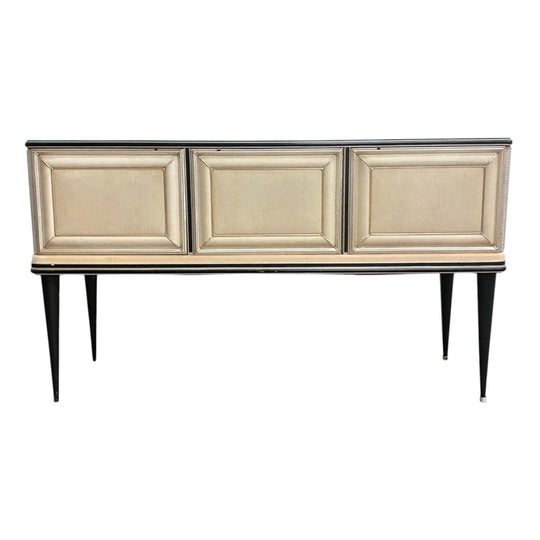 Stunning Hollywood Regency 3 Door Italian Sideboard By Umberto Mascagni 1950s